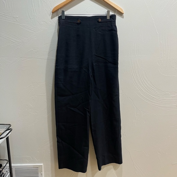 Women's Vintage Escada Linen Pants - Picture 7 of 7